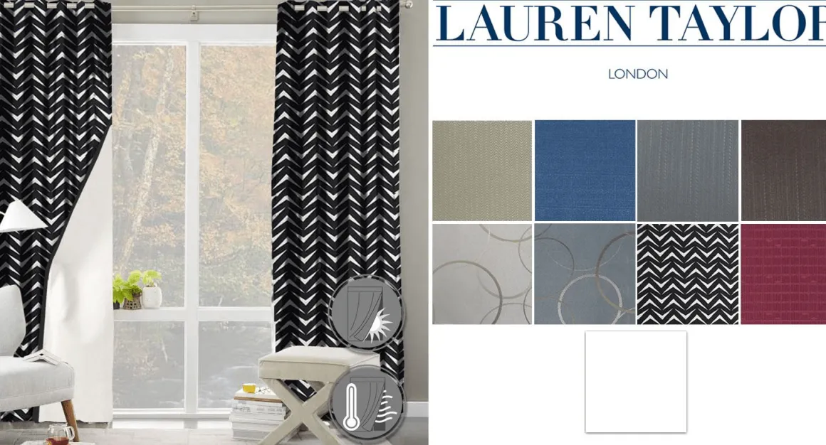 Lauren Taylor - Alesia Foamback Grommet Panel