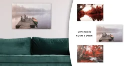 Lauren Taylor - Autumn Scene Water Printed Canvas