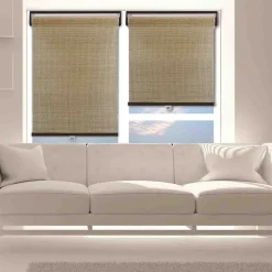 Lauren Taylor - Bamboo Cordless Roller Blind light brown