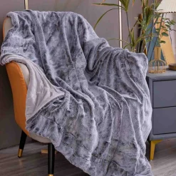 Lauren Taylor - Beatrice Rabbit Fur Throw