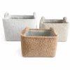 Lauren Taylor-Boucle Rect. Basket 31X22XH22