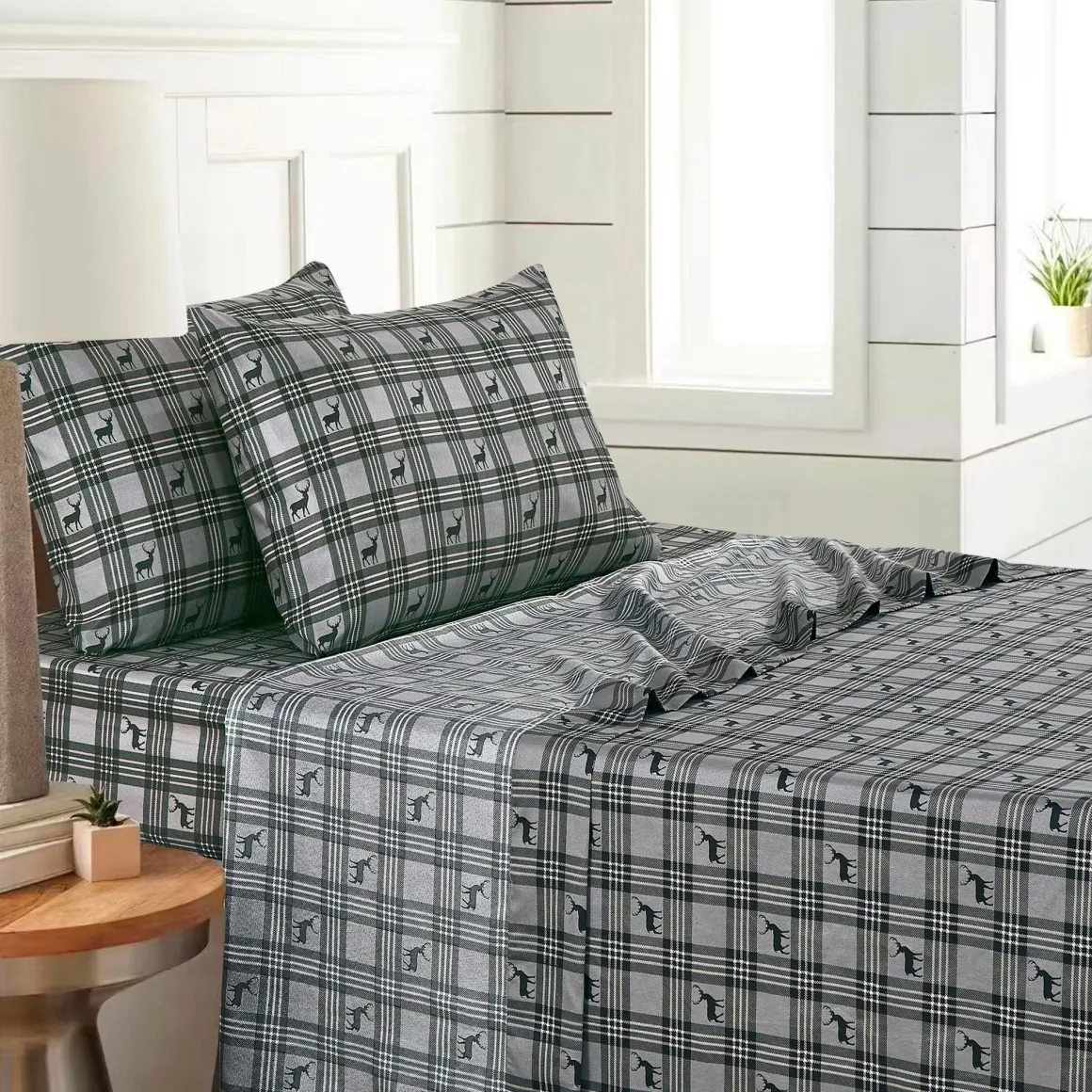 LAUREN TAYLOR - BRAHM Microfiber Sheet Set