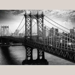LAUREN TAYLOR - City view canvas 70X100X3CM