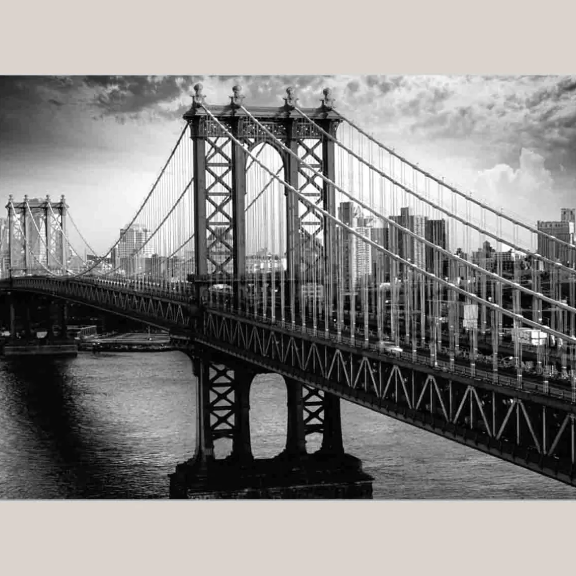 LAUREN TAYLOR - City view canvas 70X100X3CM