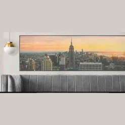 LAUREN TAYLOR - City view canvas 50X150X4.5cm