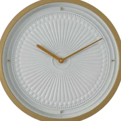 Lauren Taylor - Clock White/Beige