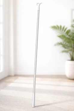 Lauren Taylor Cordless Blind Extendable Wand – White