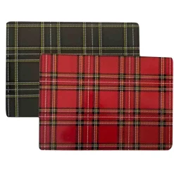 Lauren Taylor - Cork Placemat Plaid Design