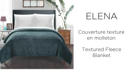 Lauren Taylor-ELENA Texture Fleece Blanket
