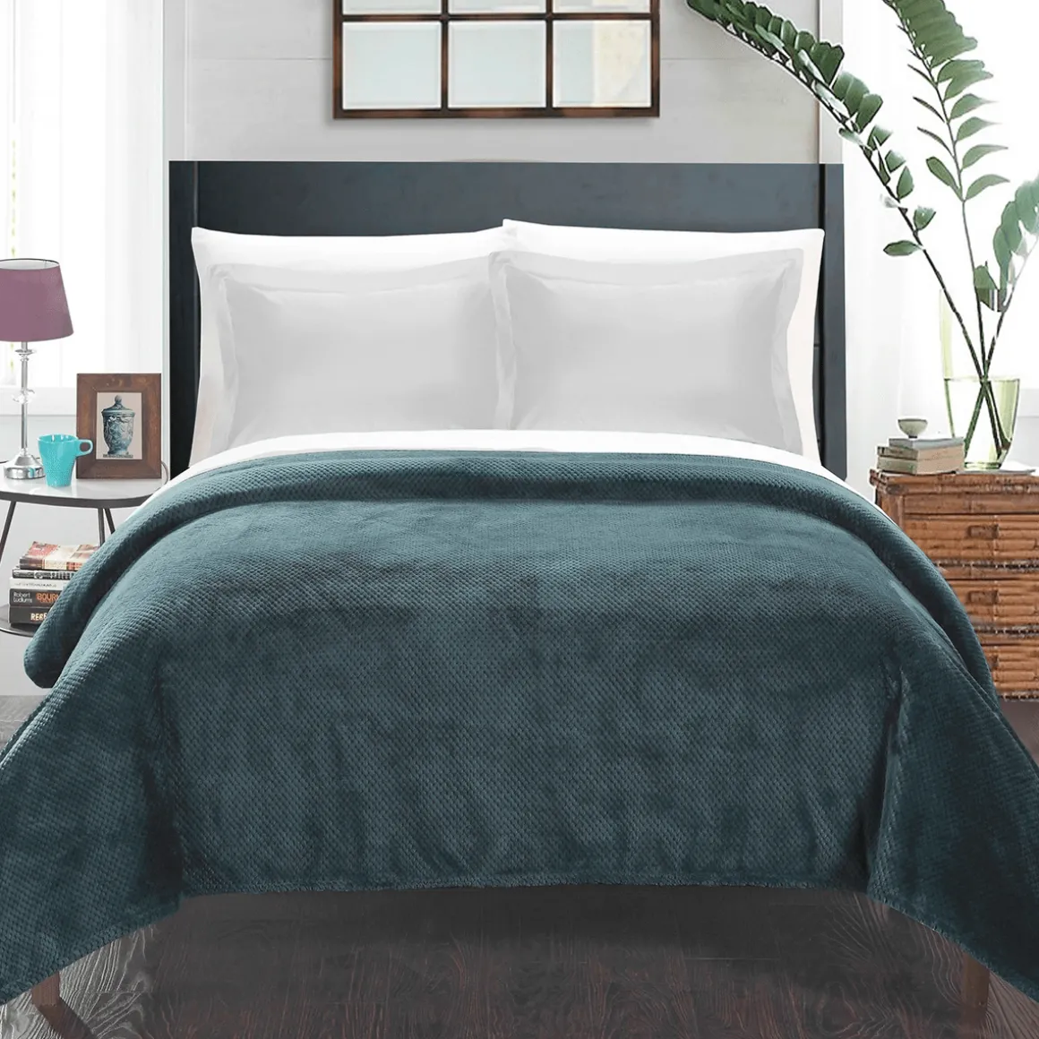 Lauren Taylor-ELENA Texture Fleece Blanket