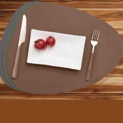 Lauren Taylor - Faux Leather Placemat -Hunter