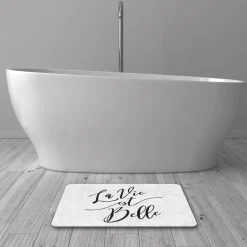 Lauren Taylor - La Vie est Belle Bath Mat