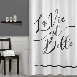 Lauren Taylor - La Vie est Belle Shower Curtain