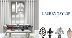 Lauren Taylor - LONDON | Decorative Curtain Poles (Set of 2)