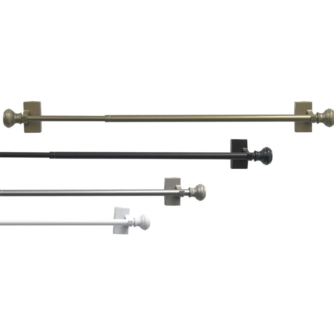 Lauren Taylor - Magnetic Adjustable Cafe Rod Set