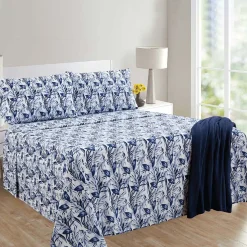 Lauren Taylor - Microfiber Sheet & Throw Set