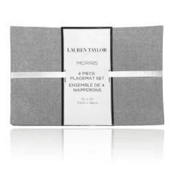 LAUREN TAYLOR - Morris Placemats Two tone