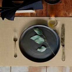 Lauren Taylor - 4 PK Textilene Basketweave Placemats