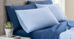 Lauren Taylor - Printed Microfiber Sheet Set