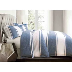 Lauren Taylor -RAWSON 3PCS Jacquard Duvet Cover Set