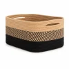 Lauren Taylor-Rectangle Tritone Rope Basket