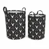 Lauren Taylor- Round Canvas Deer Print Baskets