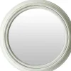 Lauren Taylor - Round Mirror With White Frame