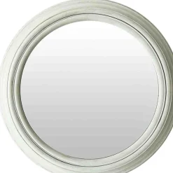 Lauren Taylor - Round Mirror With White Frame