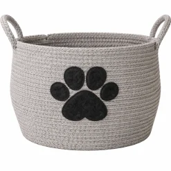Lauren Taylor- Round Rope Basket with Pet Applique