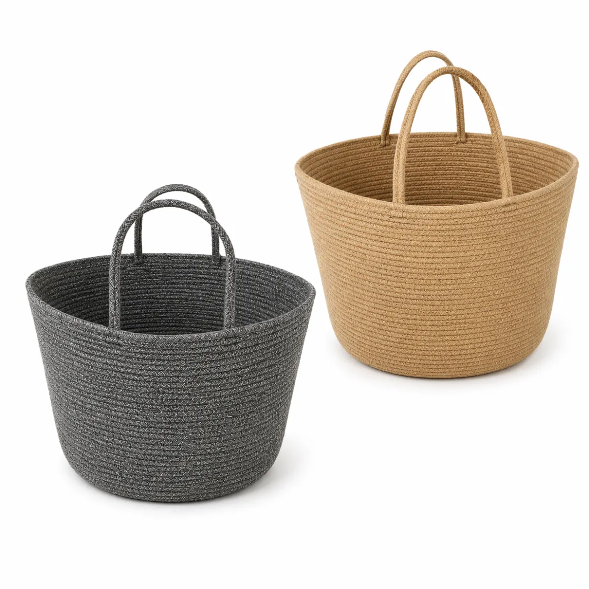 Lauren Taylor-Round Rope Basket