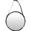 Lauren Taylor - Round silver hanging mirror