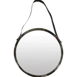 Lauren Taylor - Round silver hanging mirror