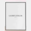 LAUREN TAYLOR - snap 8.75x11.25 plastic frame
