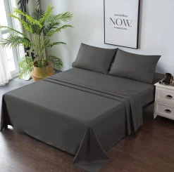 Lauren Taylor - Super Soft Solid Microfiber Sheet Set Extra