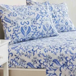 Lauren Taylor - 250 Thread Count Printed Cotton Sheet Set