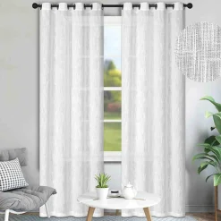 Lauren Taylor -TIARA 2 PK Textured Linen Panels