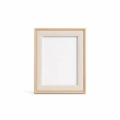 Lauren Taylor - White Linen Photo Frame Wood