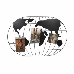 Lauren Taylor - World Map Wall Art with Clips