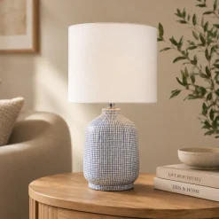 Laurent Taylor - Ceramic table lamp blue