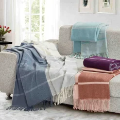 Laurent Taylor - Gemma Plaid Soft Woven Throw