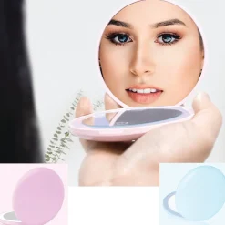 Led Cosmetic Mirror/2 Times Magnification/rechargeable