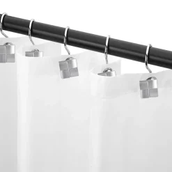 Le Spa - 12 Piece Metal Shower Hooks | Square