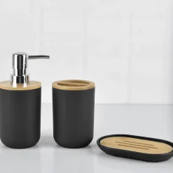 Le Spa - Plastic and Bamboo Bathroom Accessories Set | Assorted