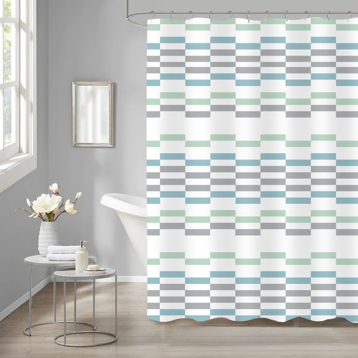 LE SPA - Printed Peva shower curtain