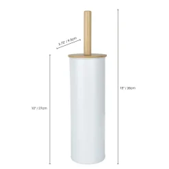 LE SPA - Toilet Cleaner Metal With Bamboo Lid