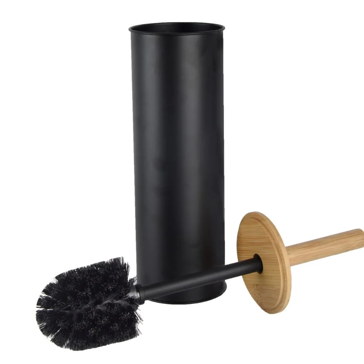 LE SPA - Toilet Cleaner Metal With Bamboo Lid