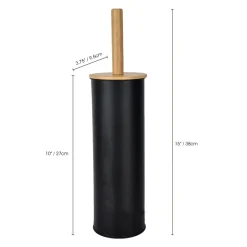 LE SPA - Toilet Cleaner Metal With Bamboo Lid