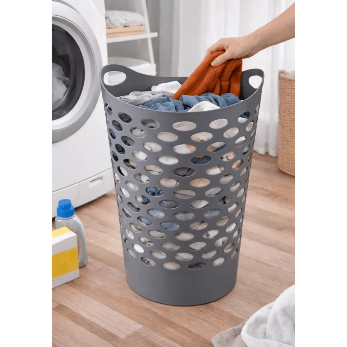 60L Flexible Laundry Basket