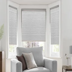 Linen Look Daylight Roller Shades | White