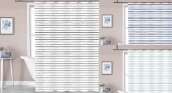 Lise Shower Curtain Stripe